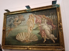 The Birth of Venus by Botticelli in the Uffizi