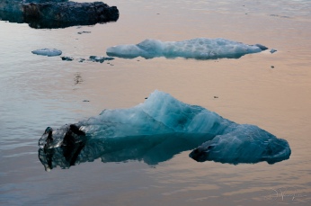 Ice in Jökulsárlón Glacier Lagoon